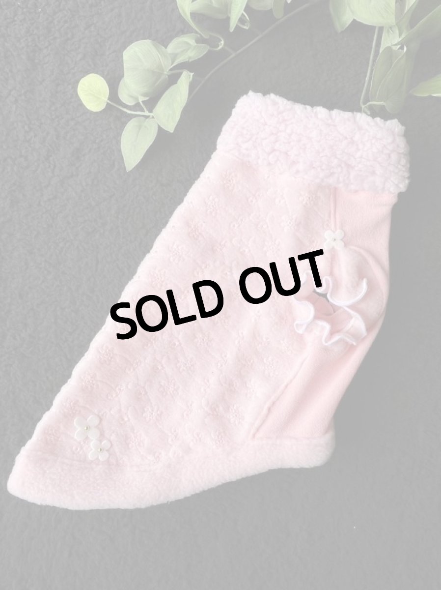 画像4: 刺繍フリース（パフスリ♪ピンク） (4)