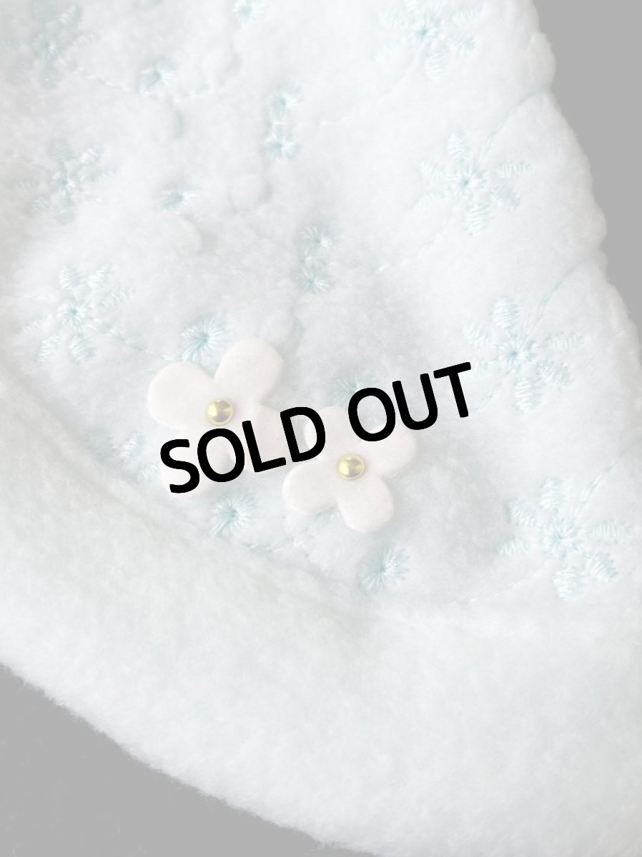 画像5: 刺繍フリース（お袖あり♪ブルー） (5)