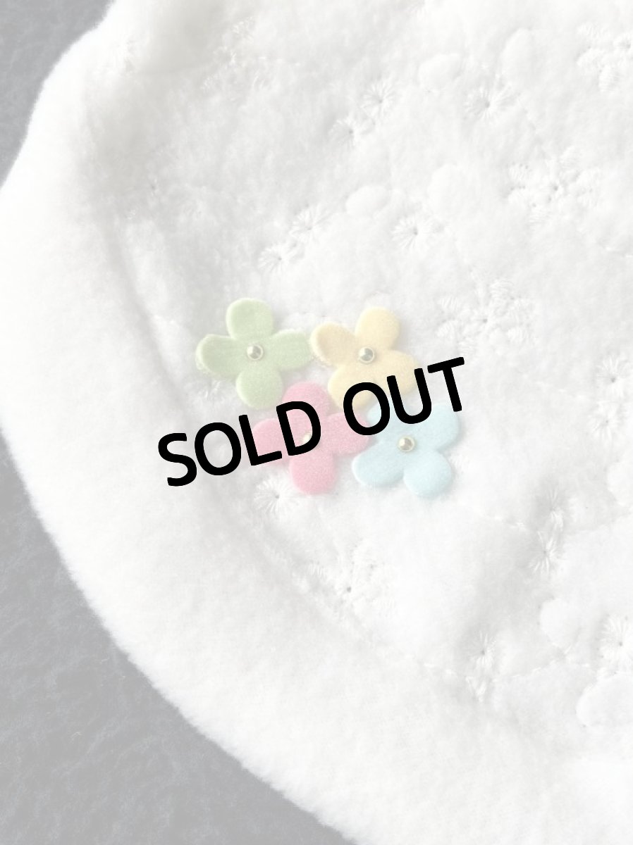 画像4: 刺繍フリース（ホワイト） (4)