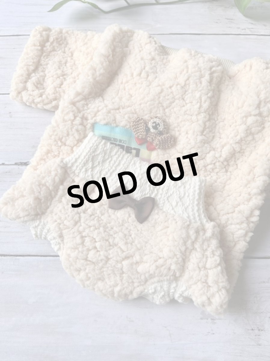 画像3: ふわもこロンパース（ベージュ） (3)