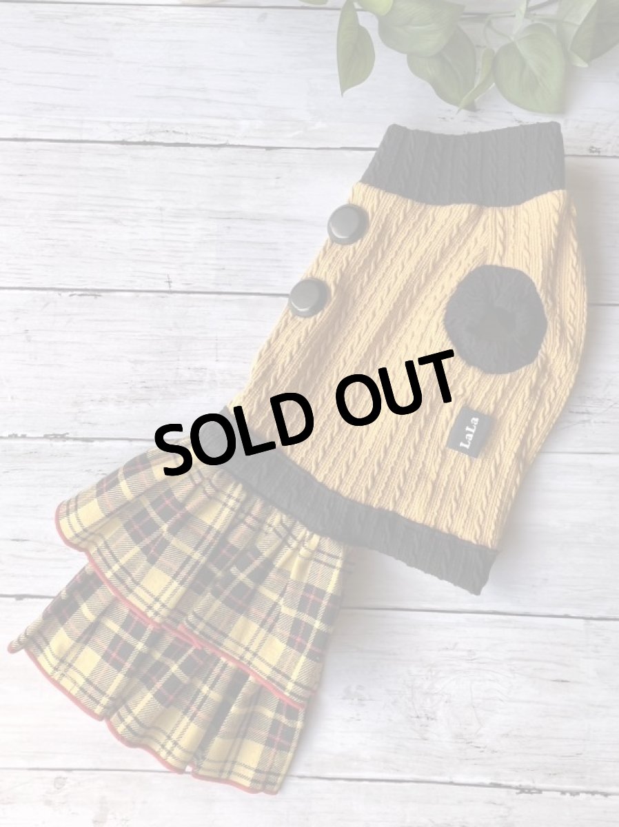 画像4: アラン♪マスタードワンピ【パンツでもOK】 (4)