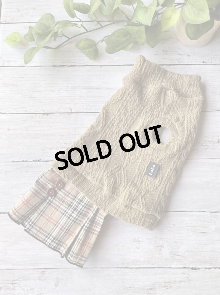 画像5: アラン♪ベージュワンピ【パンツでもOK】 (5)