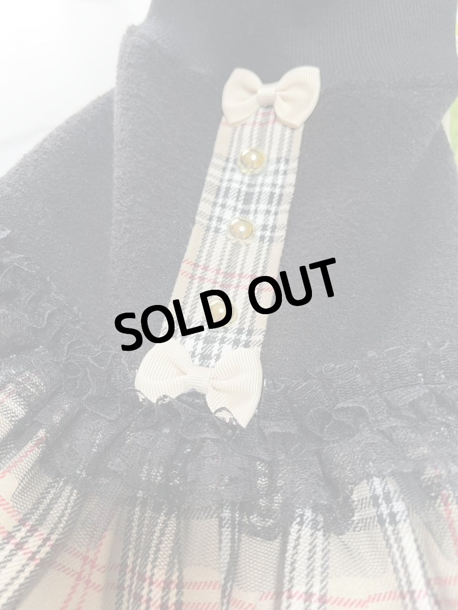 画像2: 【D3】BBチェック♪フリフリワンピ (2)