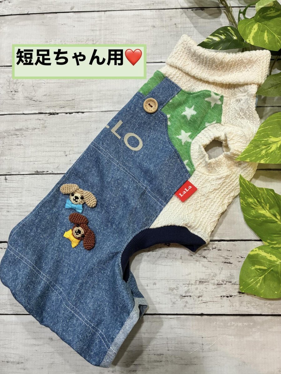 画像4: 【D5】重ね着風ロンパース（グリーン星） (4)