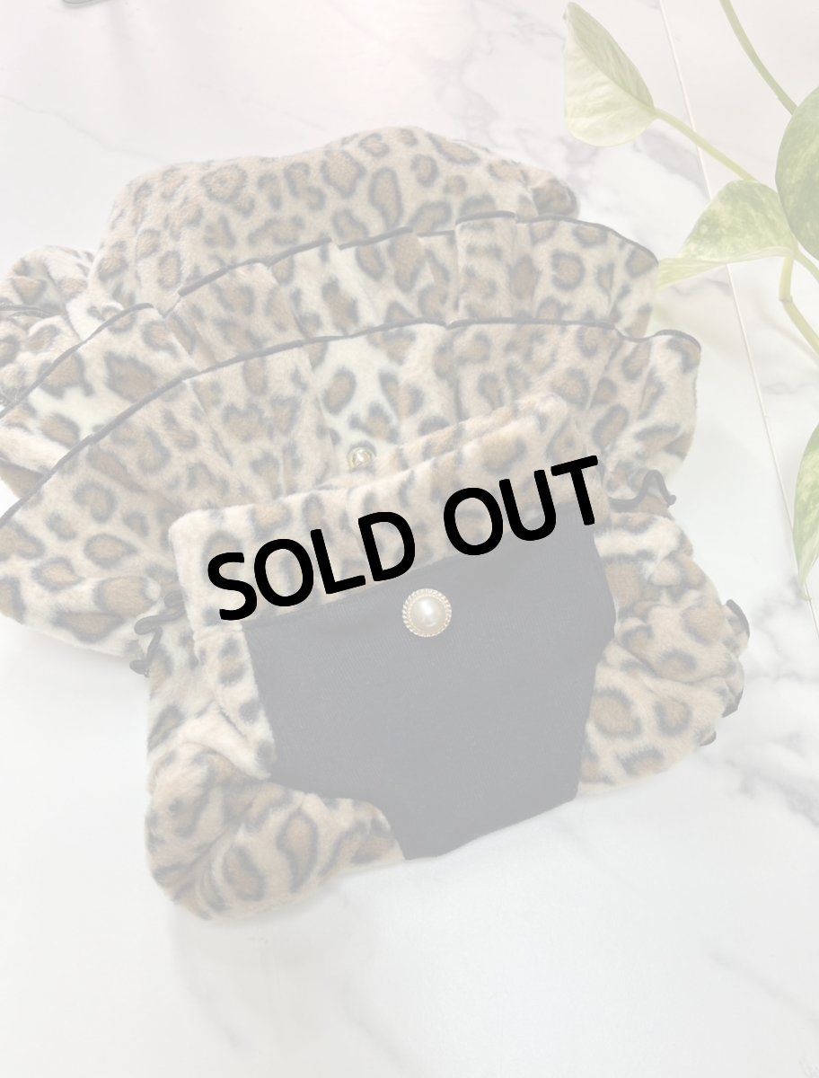 画像2: 【D2】ヒョウ柄♪furifuriおぱんつ (2)