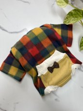 画像3: 【TS1】ブロックチェックロンパース♪ (3)