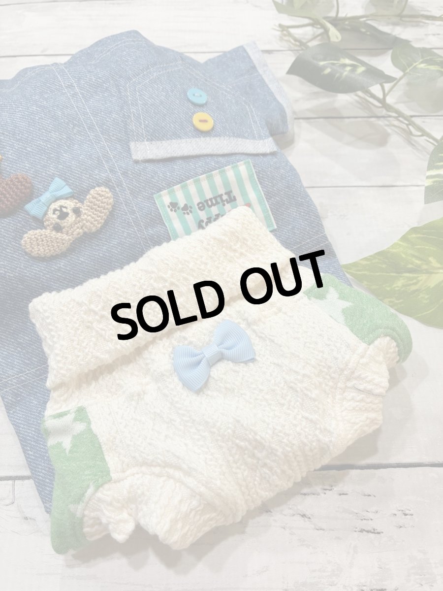 画像3: 【D5】重ね着風ロンパース（グリーン星） (3)