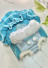 画像3: 【CY/KC】ハートうさぎ♪うねうねワンピ（ブルー） (3)