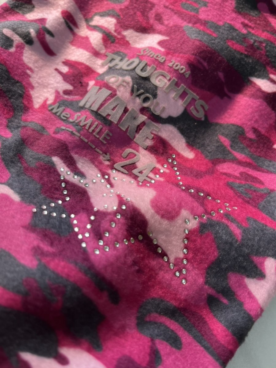 画像4: 【KC】迷彩ロンパース(ピンク) (4)