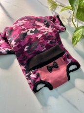 画像3: 【KC】迷彩ロンパース(ピンク) (3)