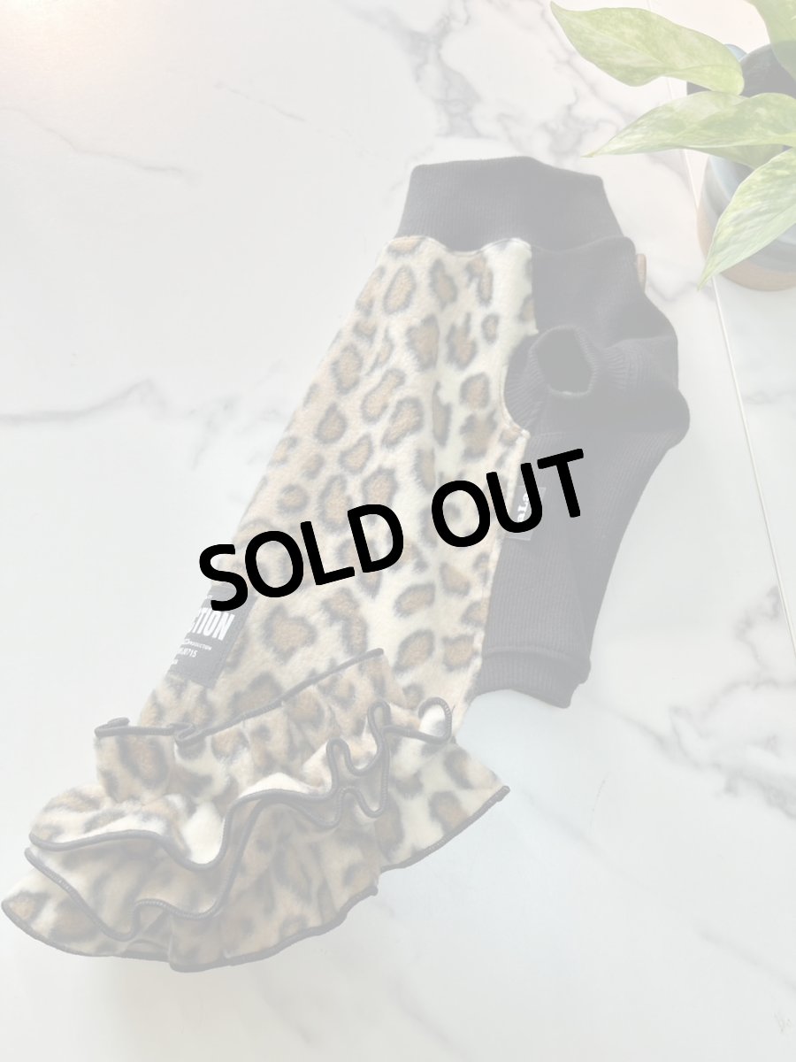 画像3: 【KC】ヒョウ柄ワンピ（うねうね） (3)