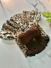 画像3: 【D10】ヒョウ柄（茶色ボアワンピ） (3)