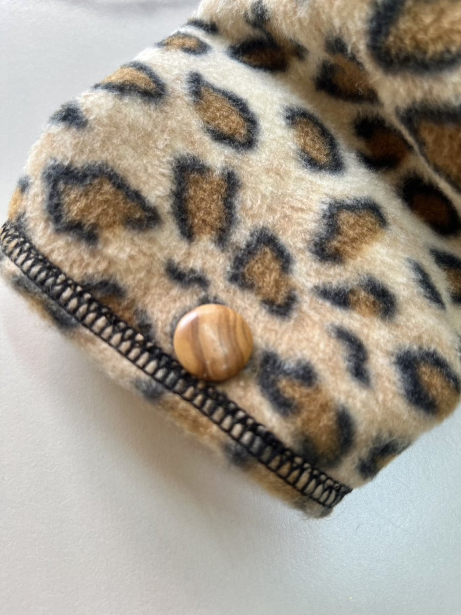 画像4: 【D7】ヒョウ柄♪ロンパース(しっぽあり) (4)