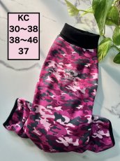 画像1: 【KC】迷彩ロンパース(ピンク) (1)