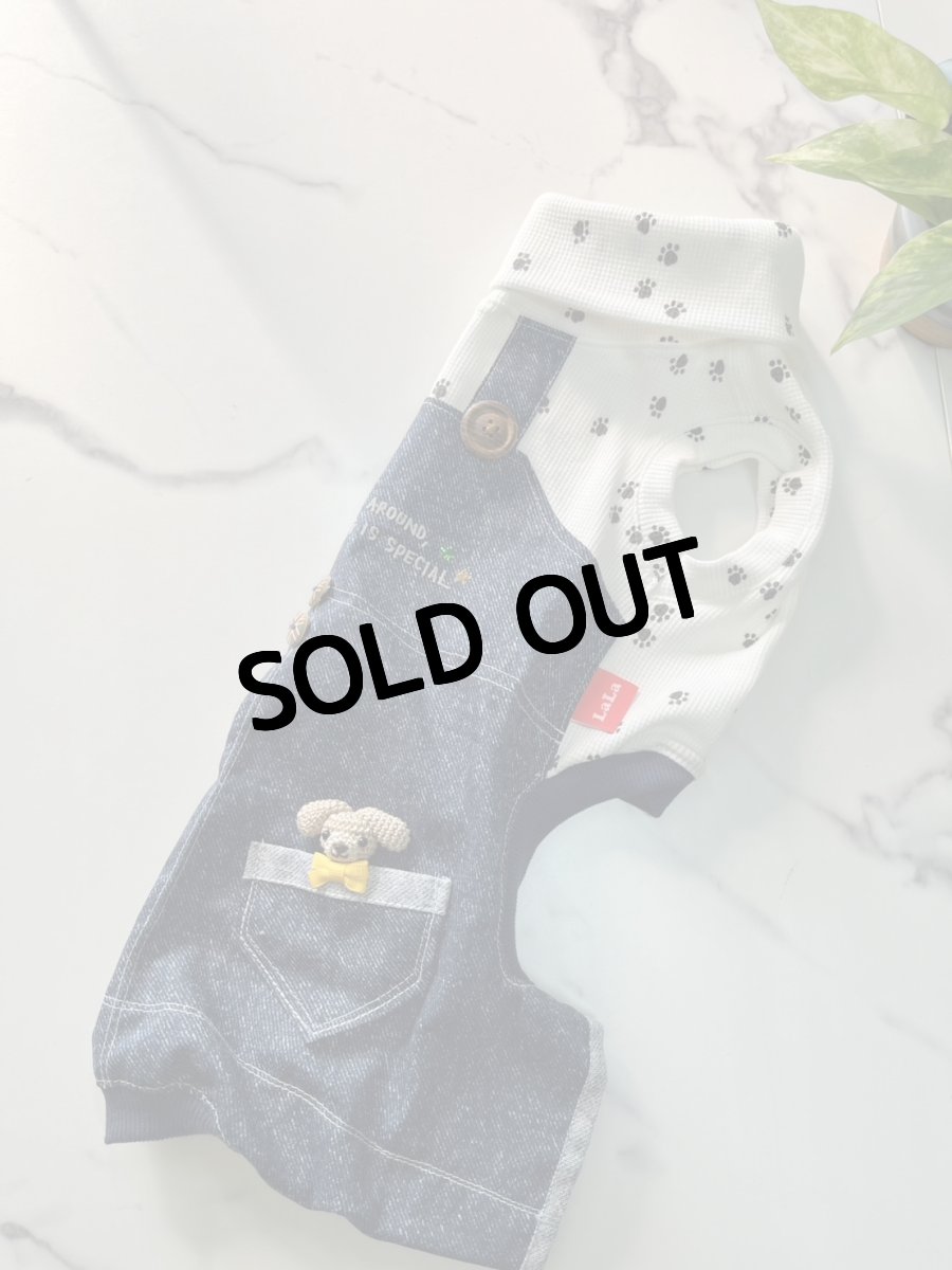 画像3: 【D6】重ね着風ロンパース（足あと） (3)