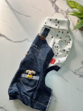 画像3: 【D6】重ね着風ロンパース（足あと） (3)