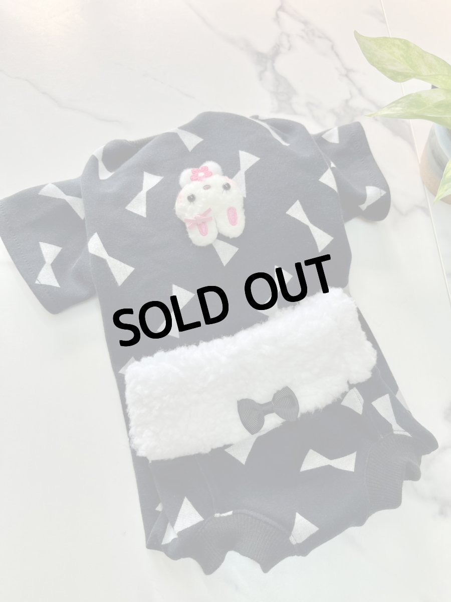 画像3: 【D15】うさぎリボンロンパース (3)