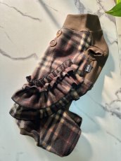 画像3: 【D17】ブラウンチェック柄（フリフリおぱんちゅ） (3)