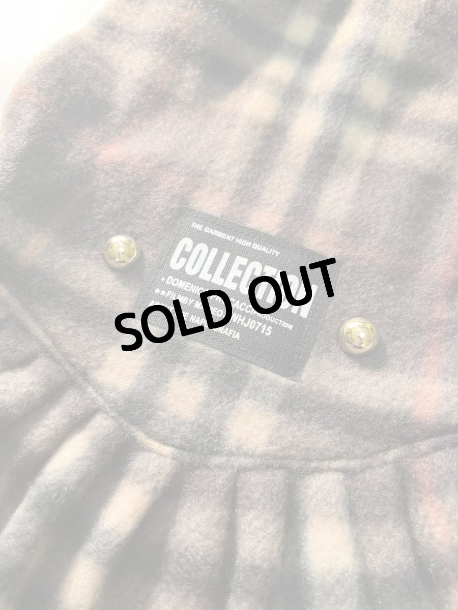 画像2: 【D16】ブラウンチェック柄（ワンピ） (2)