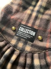 画像2: 【D16】ブラウンチェック柄（ワンピ） (2)