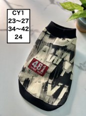 画像1: 【CY1】英字タンク (1)