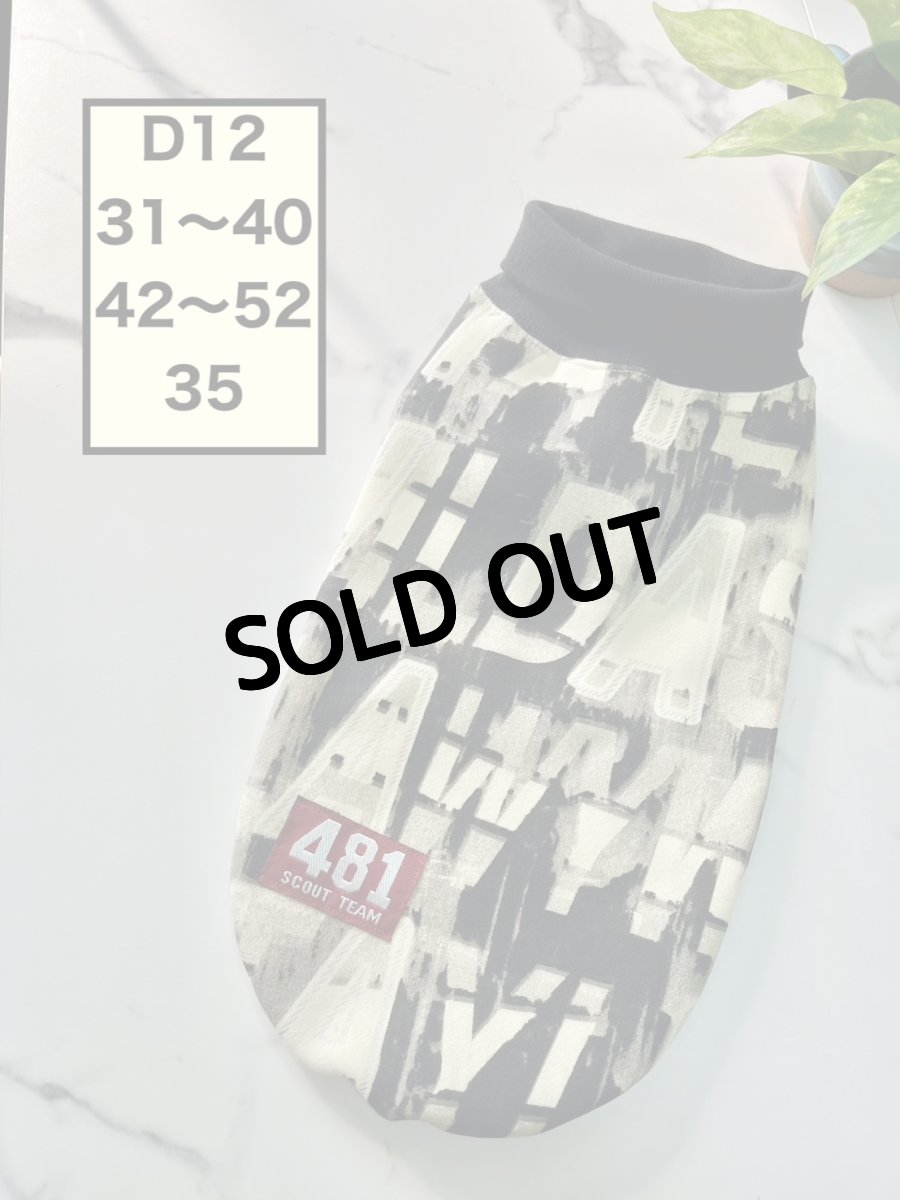 画像1: 【D12】英字タンク (1)