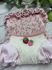 画像3: 【TS・D】ミニいちごワンピ♪うねうねパフ (3)