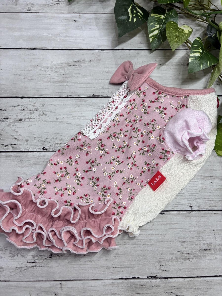 画像2: 【TS・D】ミニいちごワンピ♪うねうねパフ (2)