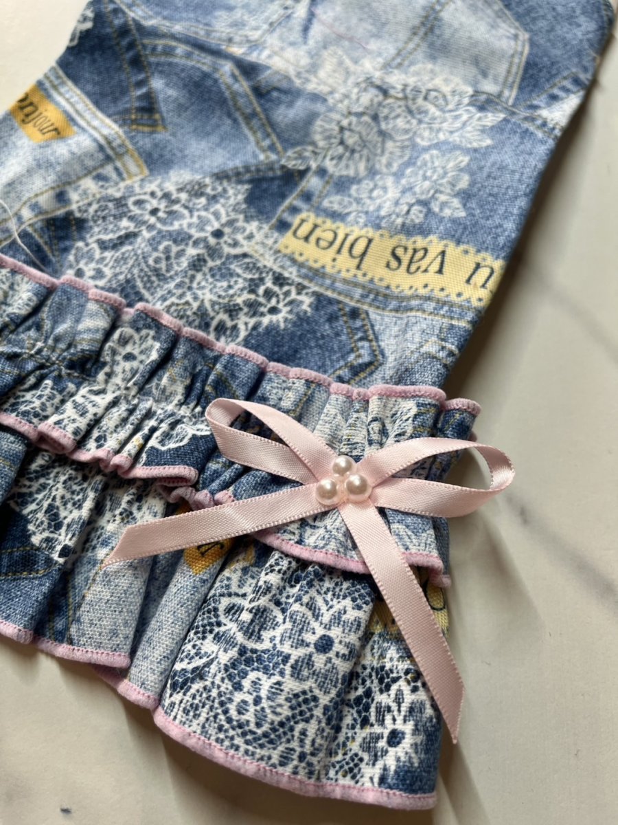 画像2: 【KC】重ね着風ジャンスカ (2)