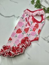 画像4: 【D19】ハート苺うねうねワンピ (4)