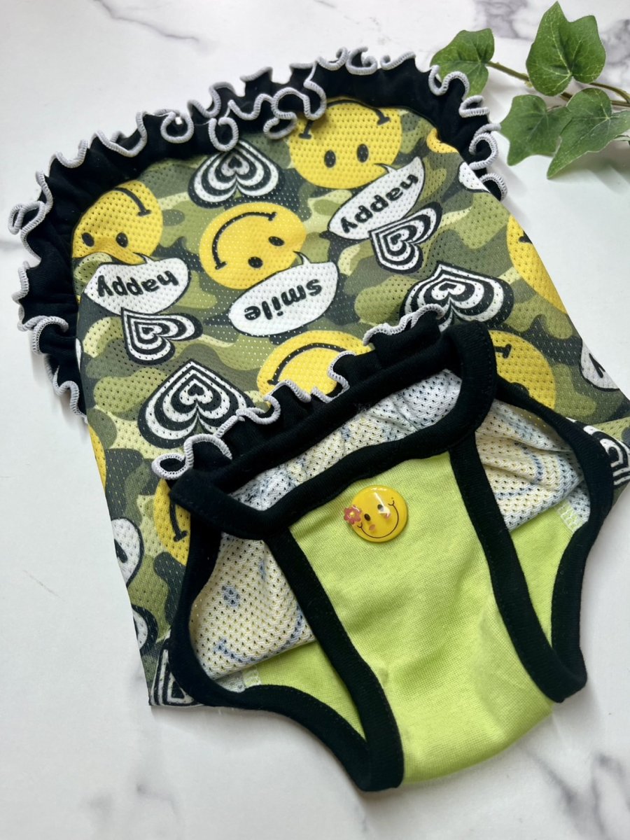 画像2: 【TS50】Smileメッシュうねうねワンピ♪ (2)